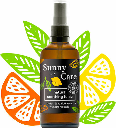 e-Fiore Sunny Care naturalny Tonik 100ml regeneracja i rozświetlenie skóry