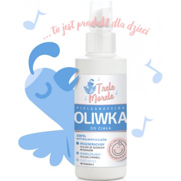 e-Fiore Trele Morele Naturalna Oliwka do ciała dla niemowląt i dzieci 150ml vege delikatna