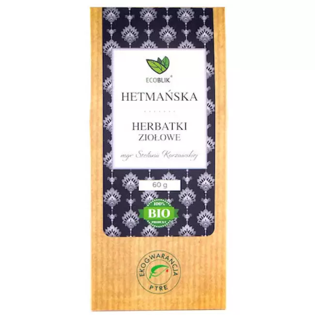 EcoBlik BIO Herbatka ziołowa Hetmańska 60g EKO Układ oddechowy Korżawskiej