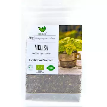 EcoBlik BIO Melisa 80g EKO Herbatka relaksująca ekologiczna Sen Relaks