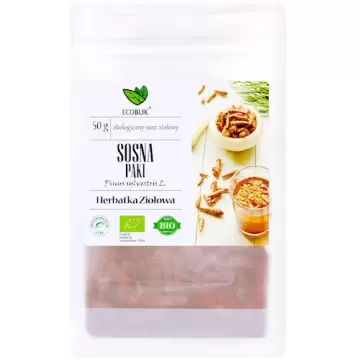 EcoBlik BIO Sosna pączki 50g EKO Herbatka ziołowa na gardło, oddychanie