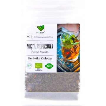EcoBlik BIO Mięta pieprzowa 60g EKO Herbatka ziołowa na trawienie