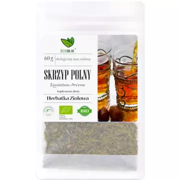 EcoBlik BIO Skrzyp polny 60g EKO - suplement diety Herbatka ziołowa - włosy, skóra, paznokcie