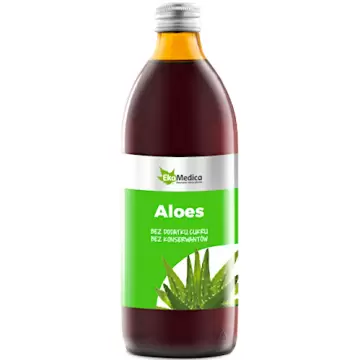 EkaMedica Aloes Sok z Aloesu 500ml 99,8% - suplement diety