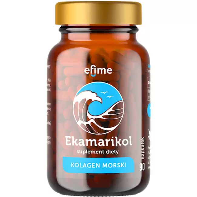 EkaMedica EkaMarikol Kolagen morski 285mg 90kaps - suplement diety Rybi