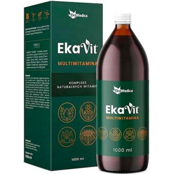 EkaMedica Ekavit Multiwitamina 1000ml - suplement diety Kompleks naturalnych witamin 1l