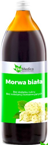 EkaMedica Morwa Biała sok z Morwy Białej 1000ml - suplement diety