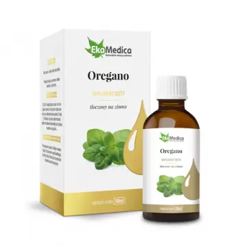 EkaMedica Olejek z Oregano intensive 50ml (karwakrol: zawartość 80%) - suplement diety