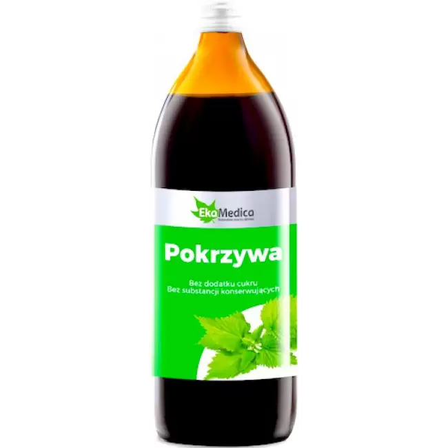 EkaMedica Pokrzywa Sok z Pokrzywy 1000ml 100% - suplement diety