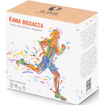 El Gato Specialty Coffee Kawa ziarnista Biegacza 250g 80% Arabica Honduras Brazylia 20% Robusta Indie