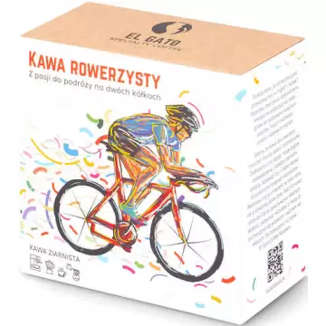 El Gato Specialty Coffee Kawa ziarnista Rowerzysty 250g 100% Arabica Brazylia Rwanda Kolumbia