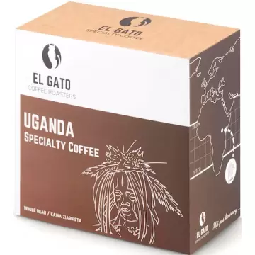 El Gato Uganda Wugar Kanyenye – Kawa ziarnista  Speciality 250g 100% Arabica