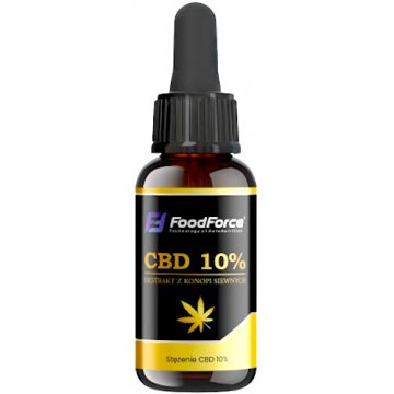 FoodForce Ekstrakt z konopii siewnych CBD 10% 10ml