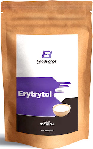 FoodForce Erytrytol naturalny słodzik 500g dieta Keto