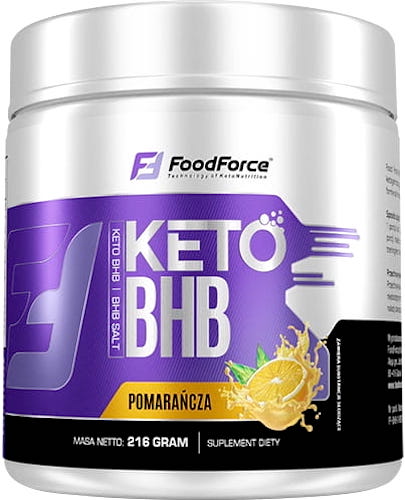 FoodForce Keto BHB 216g Pomarańcza - suplement diety