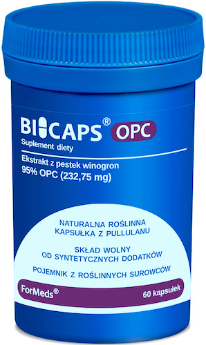 ForMeds BICAPS OPC 95% Ekstrakt z pestek winogron 60kaps - suplement diety