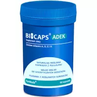 ForMeds BICAPS ADEK Kompleks wit. A D3 2000IU E K2 100mcg MK-7 60kaps - suplement diety Odporność Kości