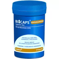 ForMeds BICAPS Ashwagandha 290mg 60kaps vege 10% witanolidów - suplement diety