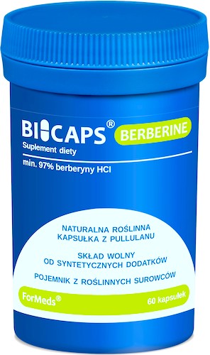 ForMeds BICAPS Berberine Berberyna HCL 60kaps - suplement diety