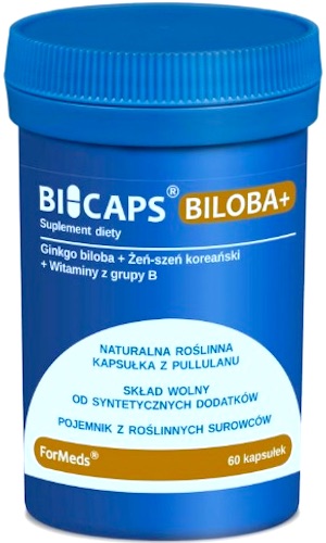 ForMeds BICAPS Biloba+ 60kaps - suplement diety