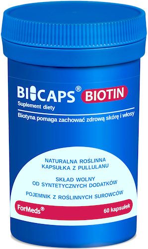 ForMeds BICAPS Biotin 2500mcg 60kaps vege Biotyna - suplement diety