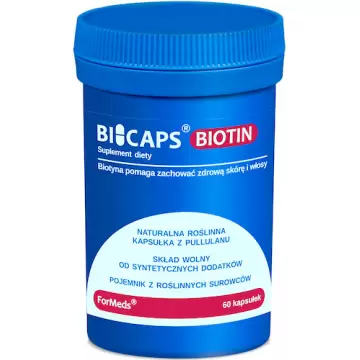 ForMeds BICAPS Biotin 2500mcg 60kaps vege Biotyna - suplement diety