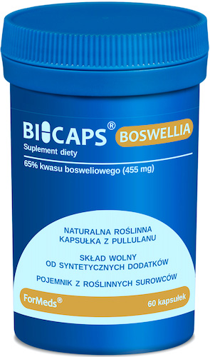 ForMeds BICAPS Boswellia Serrata 60kaps - suplement diety Kwas Boswelliowy Kadzidłowiec