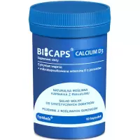 ForMeds BICAPS Calcium D3 Cytrynian Wapnia + Witamina D-3 2000IU 60kaps - suplement diety