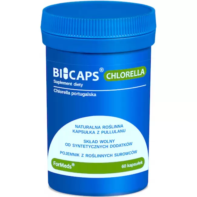 ForMeds BICAPS Chlorella Portugalska Algi morskie 530mg 60kaps - suplement diety