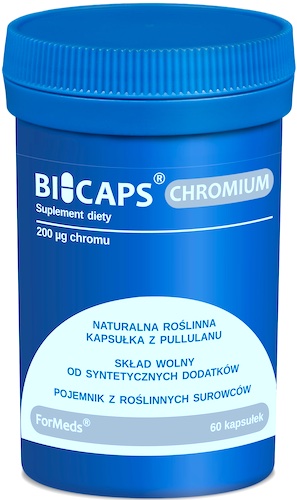 ForMeds BICAPS Chromium 60kaps vege - suplement diety Pikolinian Chrom 200mcg