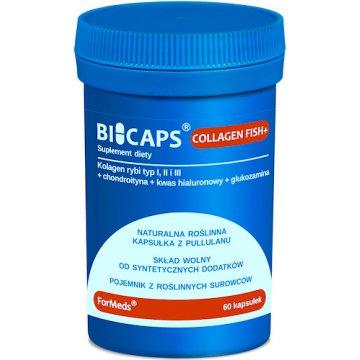 ForMeds BICAPS Collagen Fish+ Typu I, II i III 60kaps Rybi - suplement diety