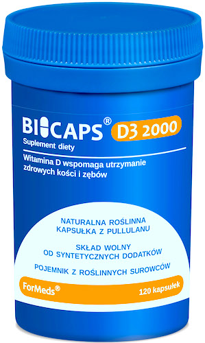ForMeds BICAPS D3 Witamina D-3 2000IU 120kaps - suplement diety