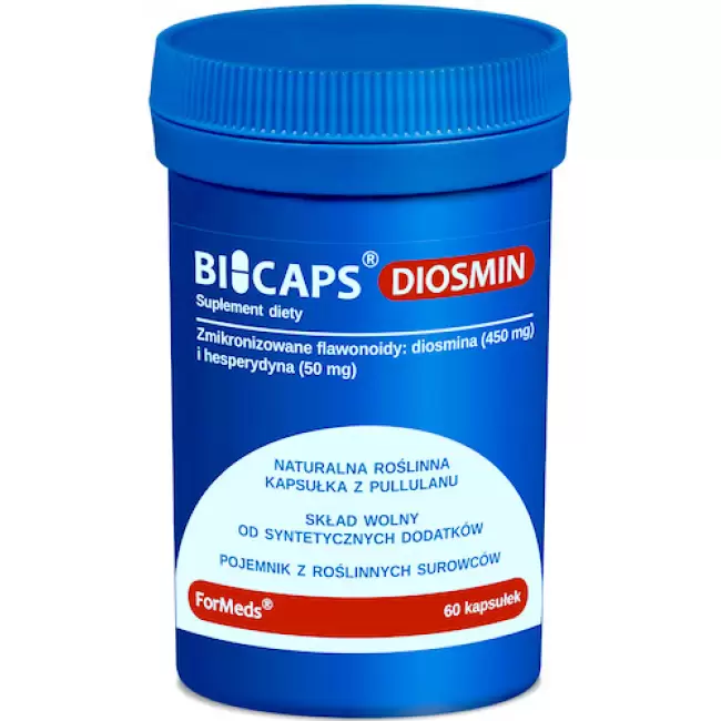 ForMeds BICAPS DIOSMIN 60kaps Diosmina+Hesperydyna - suplement diety