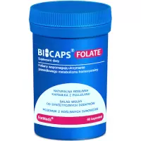 ForMeds BICAPS FOLATE Foliany Kwas Foliowy aktywny 500mcg 60kaps vege - suplement diety Ciąża Krew Odporność