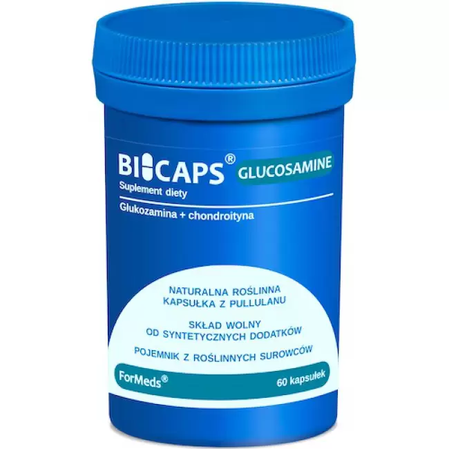 ForMeds BICAPS Glukosamine 60kaps Glukozamina+Chondroityna - suplement diety