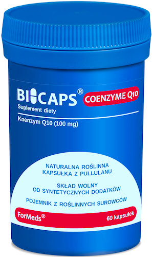 ForMeds BICAPS Coenzyme Q10 Ubichinon 100mg 60kaps koenzym q-10 - suplement diety