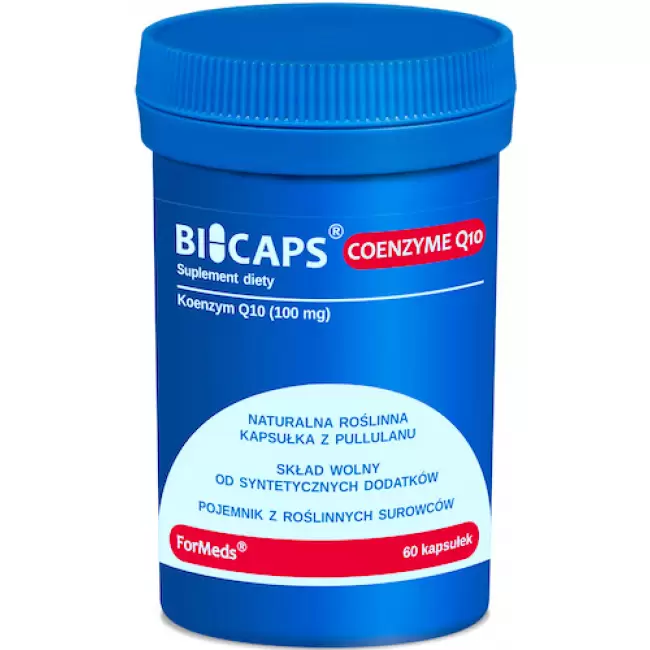 ForMeds BICAPS Coenzyme Q10 Ubichinon 100mg 60kaps koenzym q-10 - suplement diety