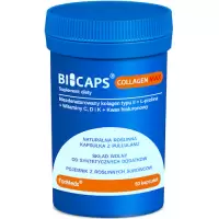 ForMeds BICAPS Collagen Kolagen MAX typu II +Prolina+Witamina C, D, K 60kaps - suplement diety