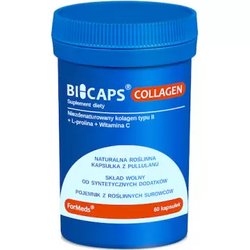 ForMeds BICAPS Collagen Kolagen typu II +Prolina+Witamina C 60kaps - suplement diety