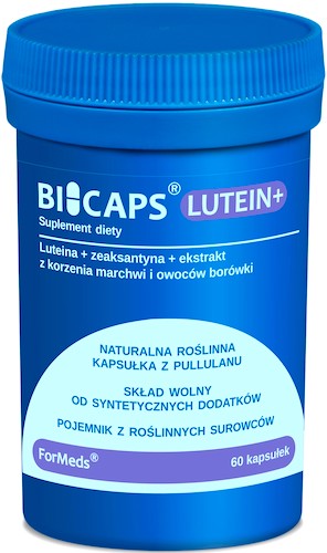 ForMeds BICAPS LUTEIN+ 60kaps Luteina+Zeaksantyna+Borówka+Karoten - suplement diety