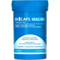 ForMeds BICAPS MAG B6 60kaps Magnez Cytrynian + Witamina B6 Pirydoksyna - suplement diety