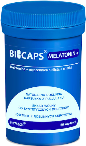 ForMeds BICAPS Melatonin  60kaps Melatonina Chmiel Męczennica - suplement diety