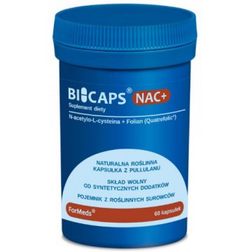 ForMeds BICAPS NAC+ 60kaps - suplement diety N-acetylo L-cysteina 