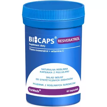 ForMeds BICAPS Resveratrol 60kaps vege - suplement diety Resweratrol serce
