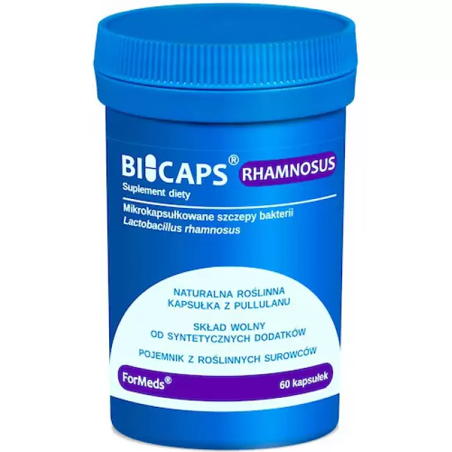 ForMeds BICAPS Rhamnosus GG 60kaps - suplement diety Probiotyk 5mld CFU