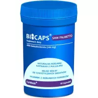 ForMeds BICAPS Saw Palmetto Ekstrakt 60kaps vege - suplement diety Prostata, Drogi Moczowe, Potencja