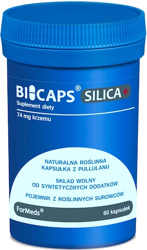 ForMeds BICAPS Silica+ Krzem 74mg 60kaps vege - suplement diety Naturalny, Polifenole
