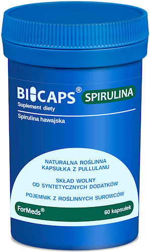 ForMeds BICAPS Spirulina Hawajska 530mg 60kaps vege - suplement diety