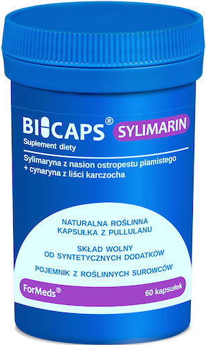 ForMeds BICAPS Sylimarin Sylimaryna (Ostropest)+Cynaryna (Karczoch) 60kaps vege - suplement diety