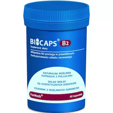 ForMeds BICAPS Witamina B2 60kaps vege Ryboflawina - suplement diety
